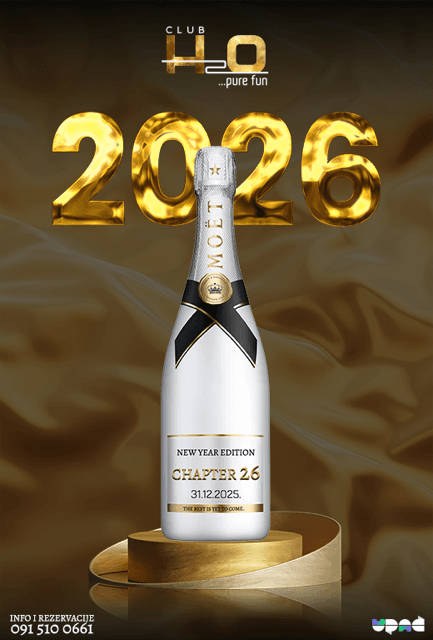 DOČEK NOVE U CLUBU H2O